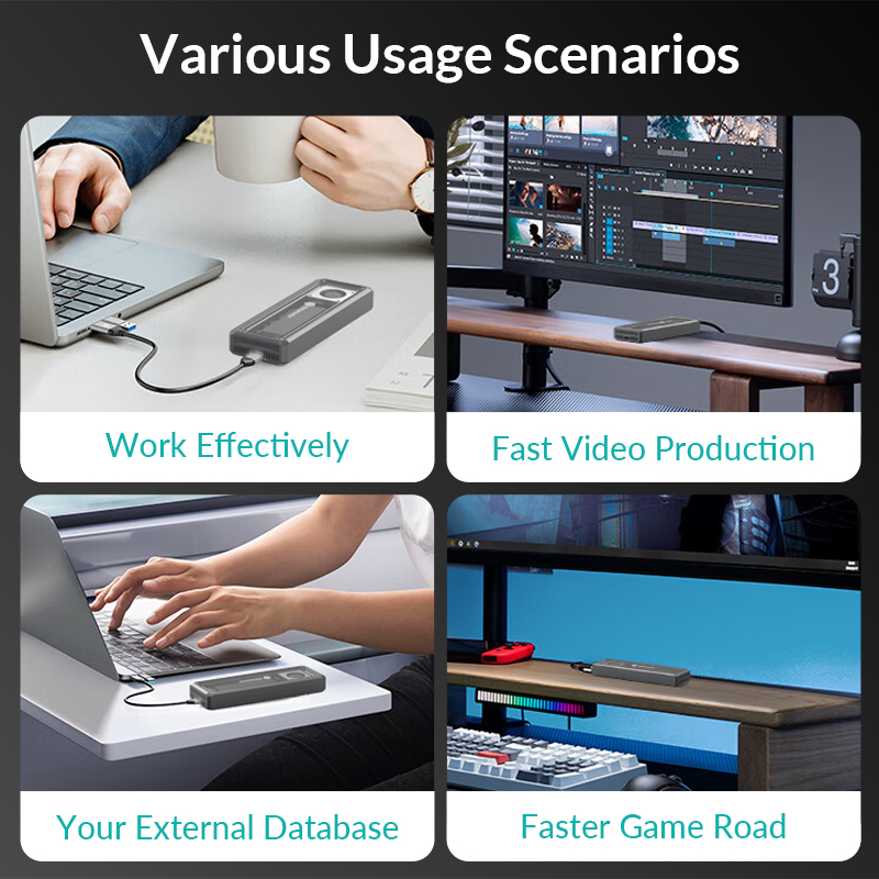 Yottamaster USB4 NVMe SSD casi - Usb4 40Gbps External Ssd 8Tb ulasan dan harga
